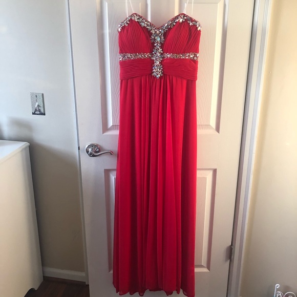 Xscape Red prom Dress - Picture 1 of 3
